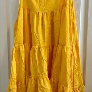 H&M Sunny Yellow Midi Dress